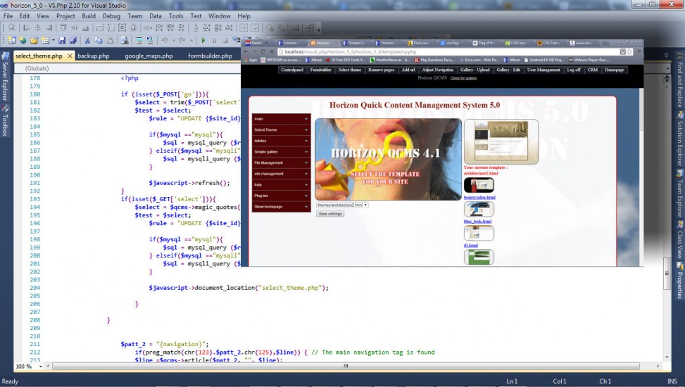 Dit zijn een paar voorbeelden van PHP applicaties die wij gebouwd hebben. De applicaties werken allemaal met een framework en met MySQL.  <br /><br />